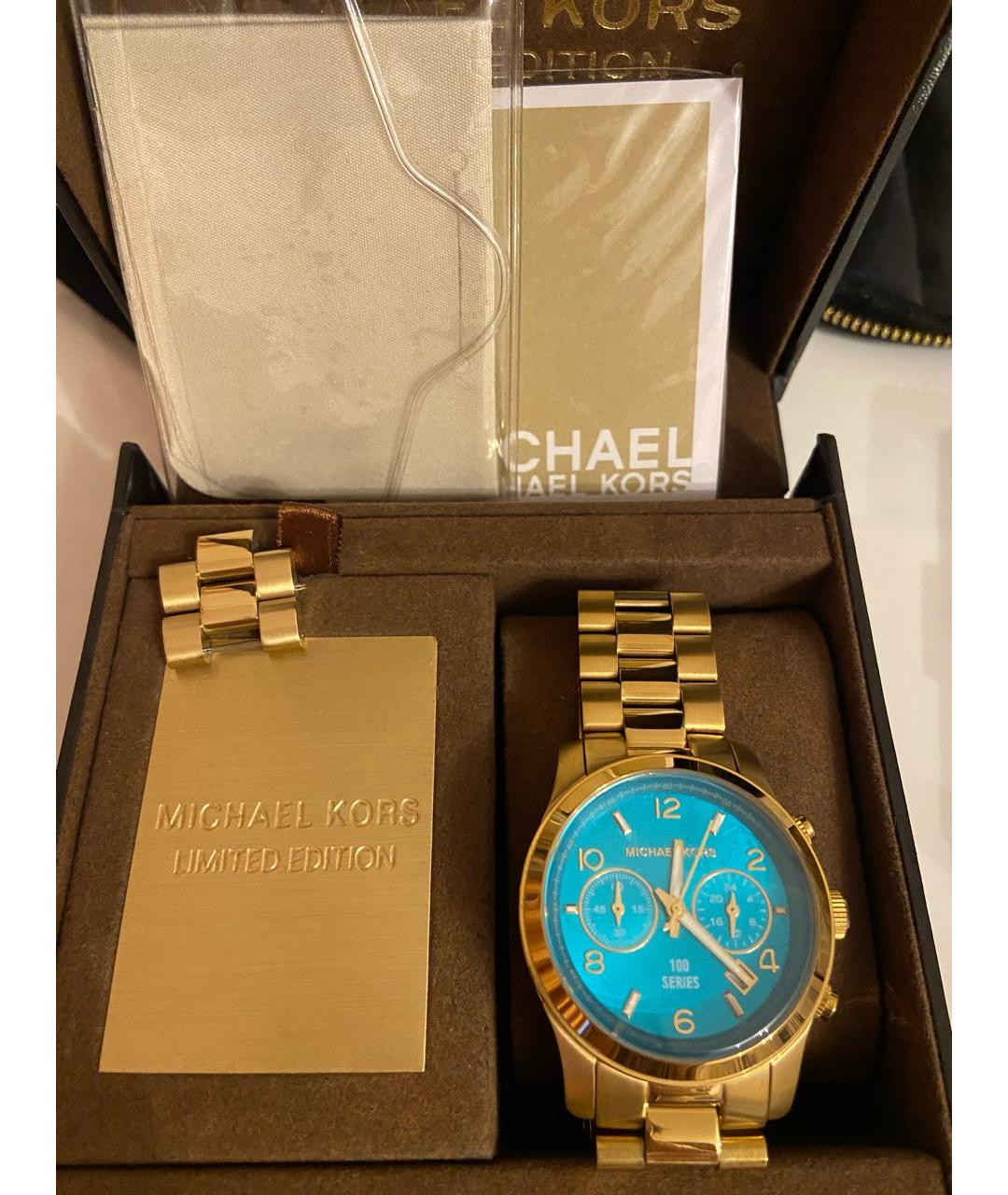 MICHAEL KORS Золотые часы, фото 8