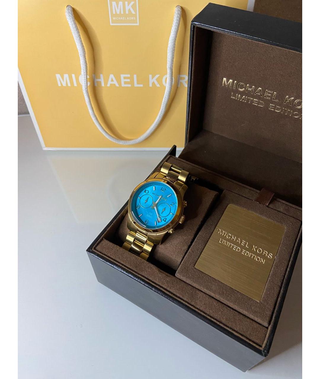 MICHAEL KORS Золотые часы, фото 5