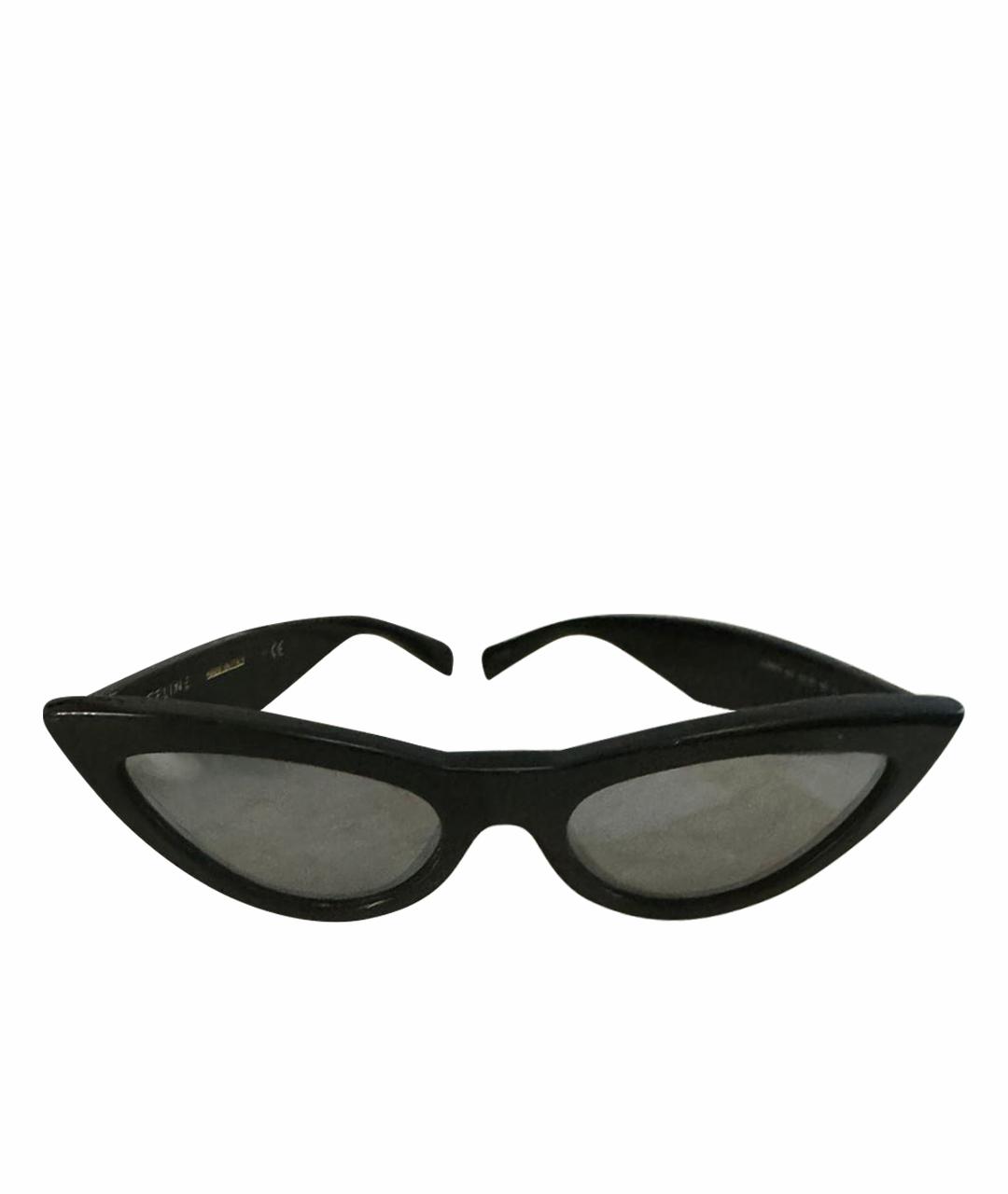CELINE Черные пластиковые солнцезащитные очки, фото 1