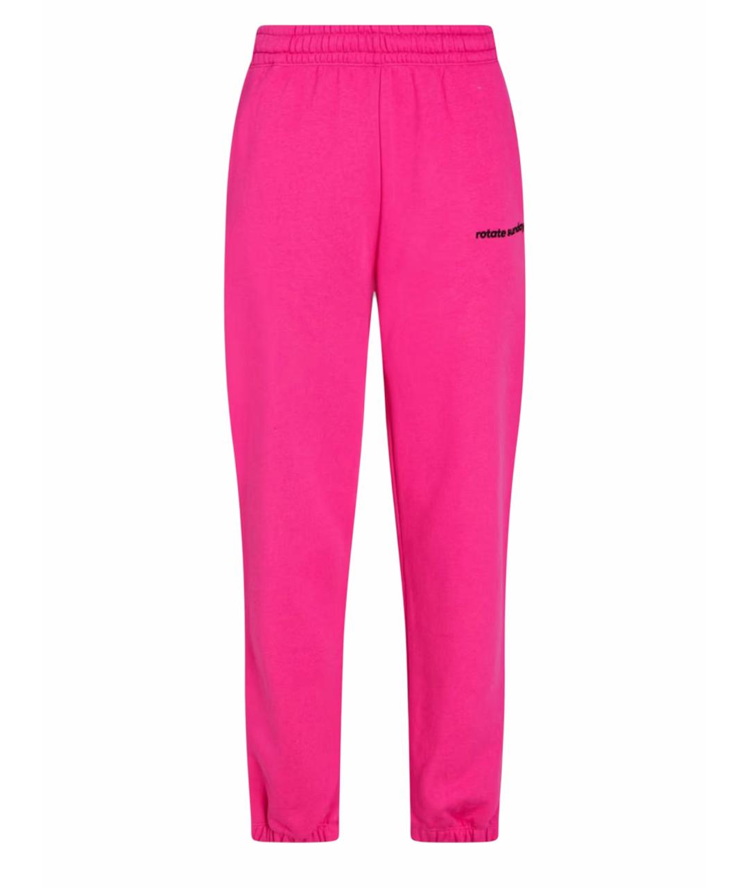 ROTATE Розовые хлопковые спортивные брюки и шорты, фото 1