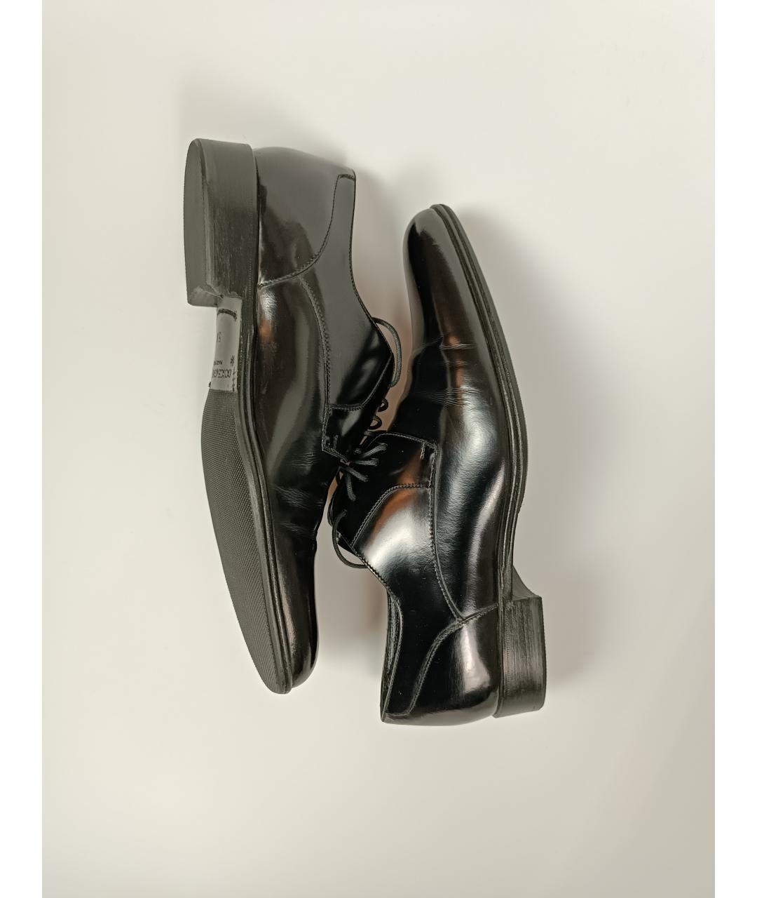 DOLCE&GABBANA Черные кожаные туфли, фото 6