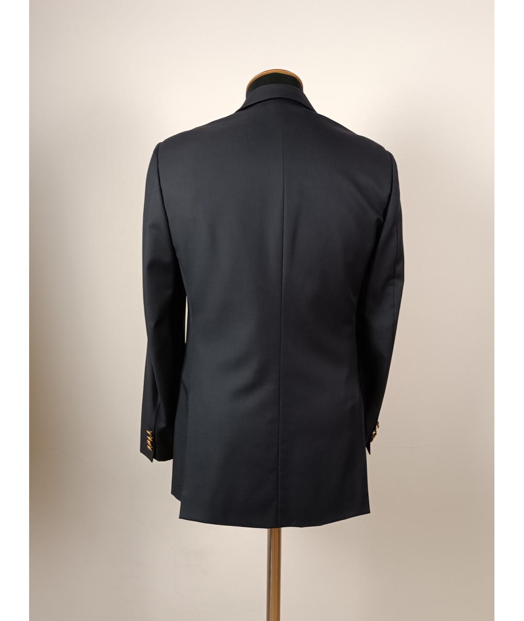BURBERRY Темно-синий шерстяной пиджак, фото 2
