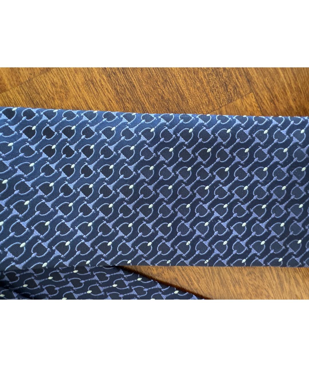 PAL ZILERI Синий шелковый галстук, фото 4