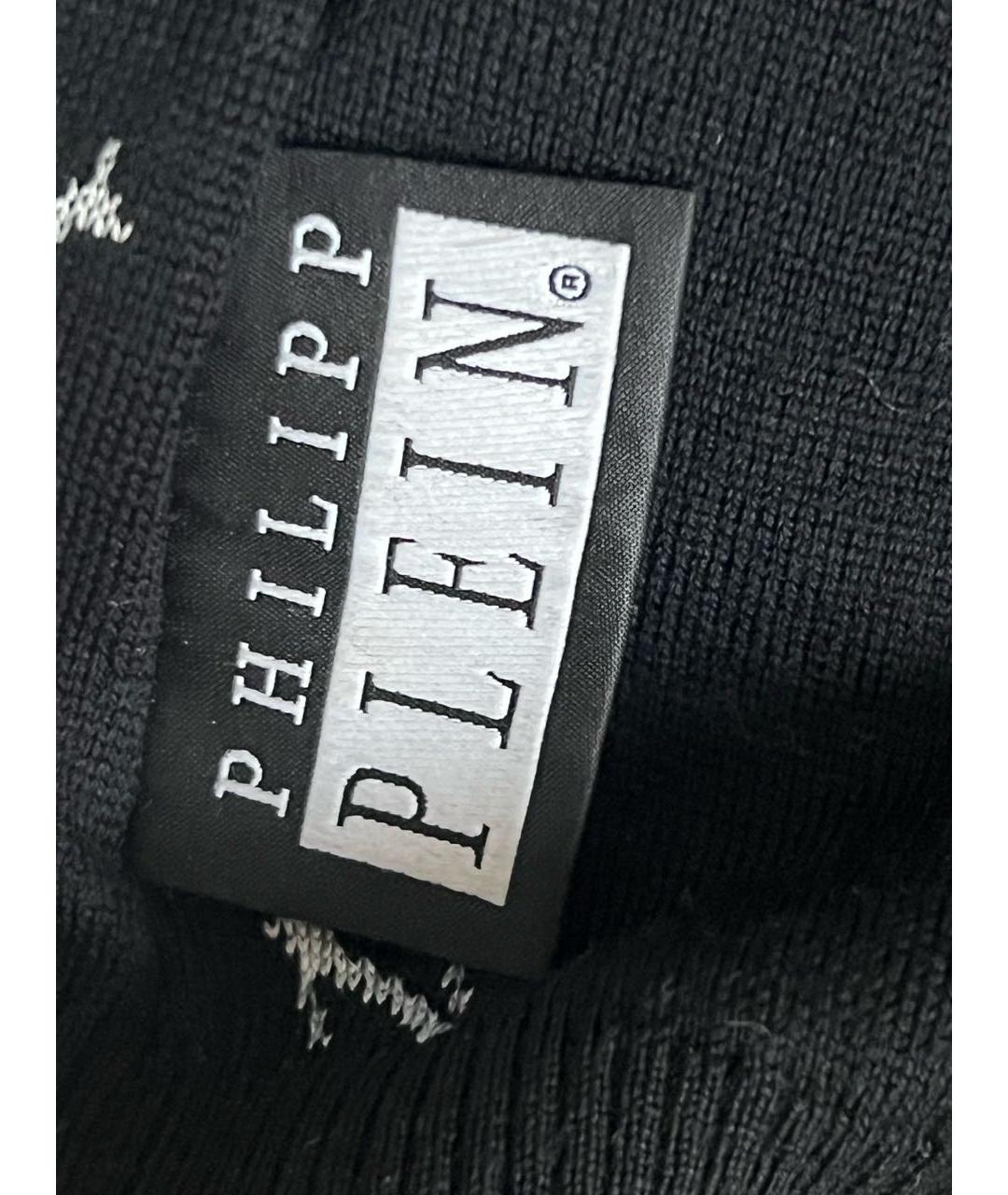 PHILIPP PLEIN Черный шерстяной джемпер / свитер, фото 6