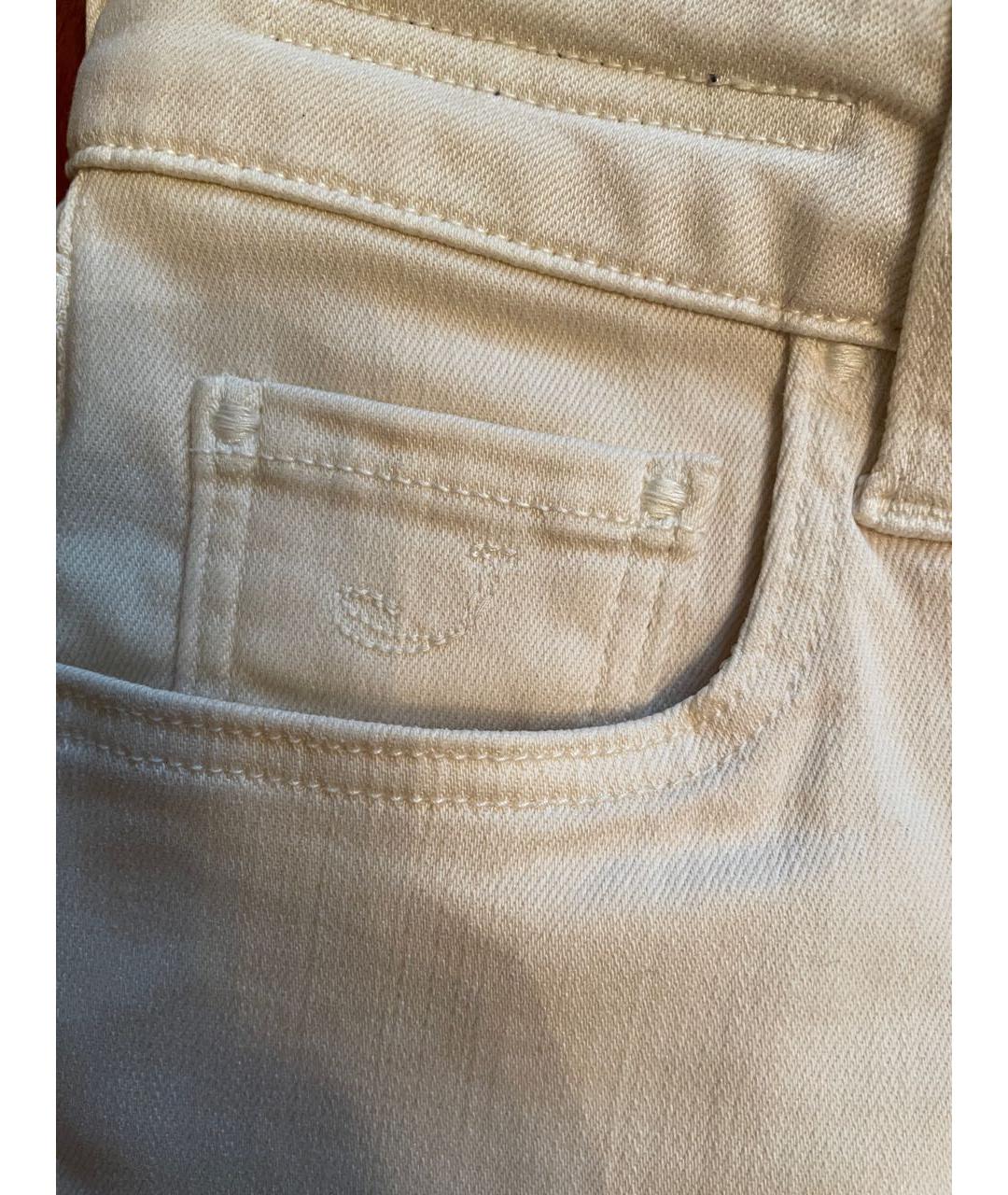 JACOB COHEN Бежевые хлопко-лиоцелловые джинсы слим, фото 5