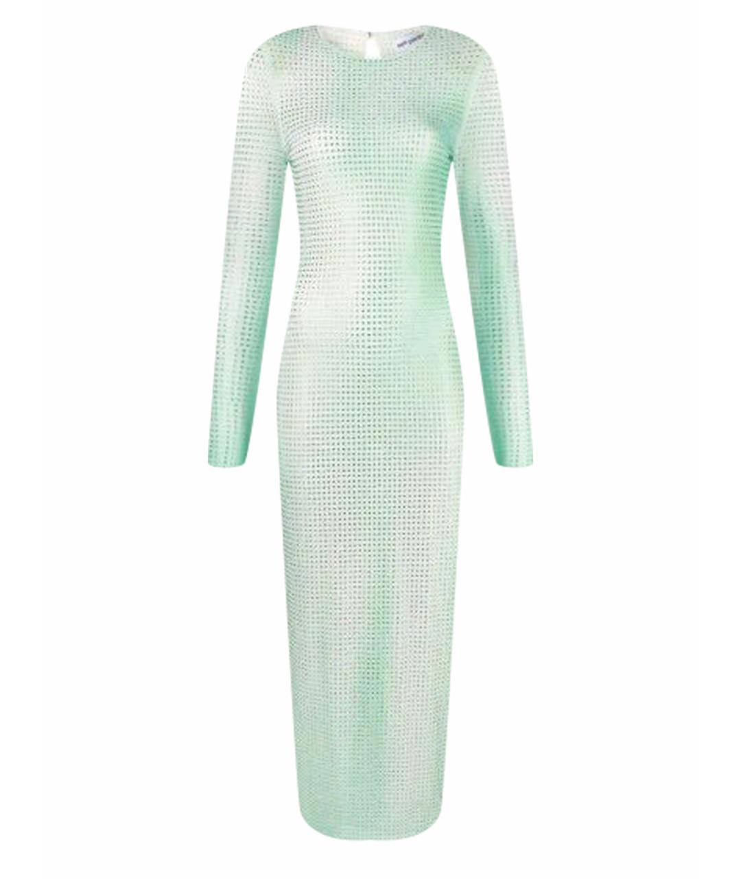 SELF-PORTRAIT Зеленые полиамидовое коктейльное платье, фото 1