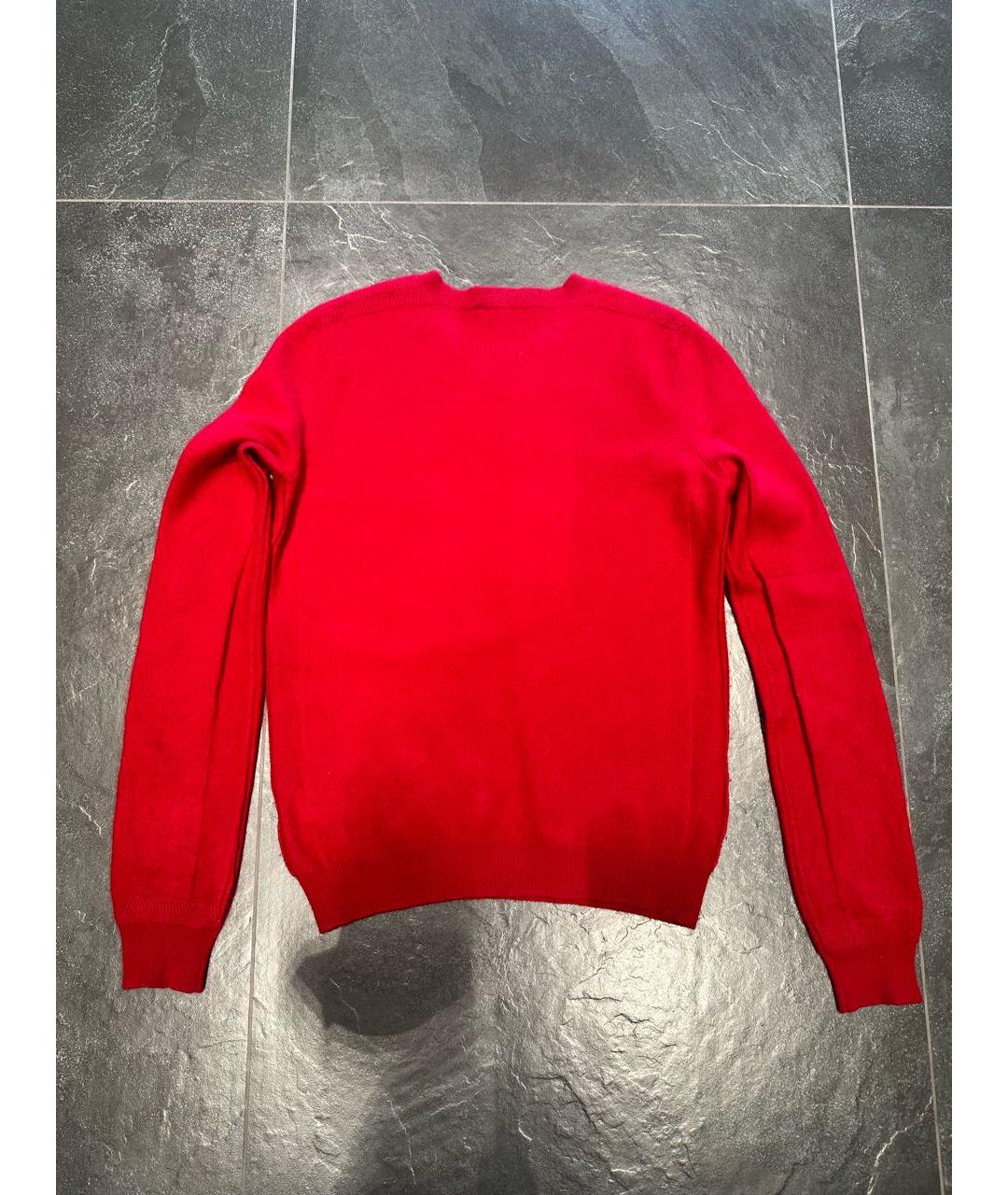 DSQUARED2 Красный кашемировый джемпер / свитер, фото 2