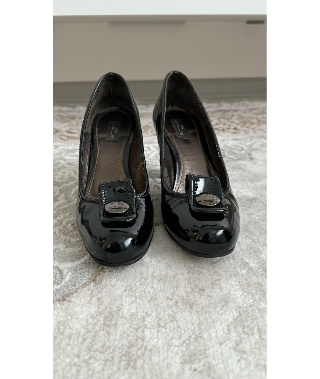 ETRO Черные туфли из лакированной кожи, фото 2