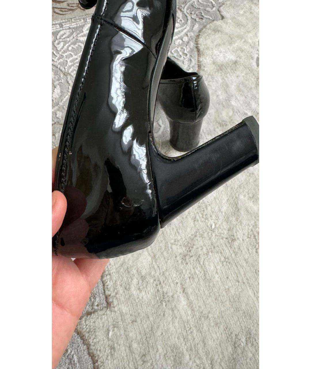 ETRO Черные туфли из лакированной кожи, фото 5