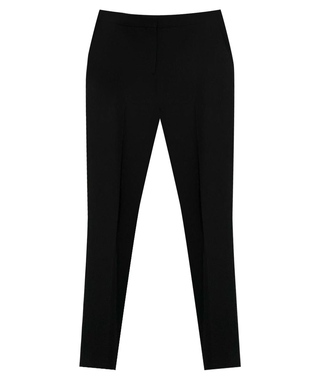 BURBERRY Черные шерстяные брюки узкие, фото 1