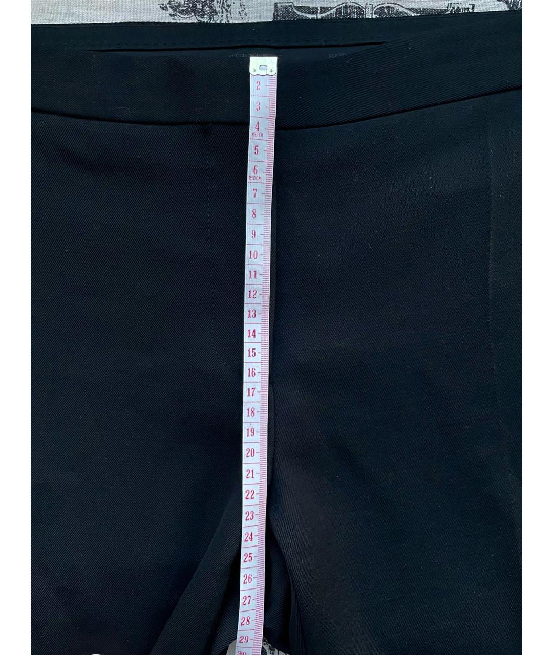 BURBERRY Черные шерстяные брюки узкие, фото 7