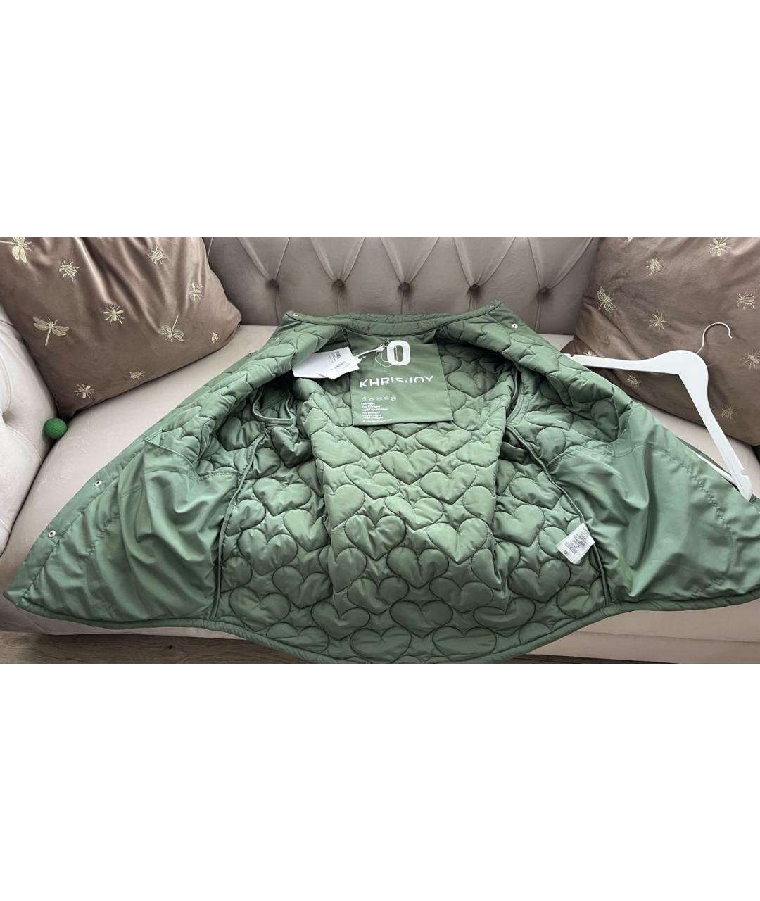 KHRISJOY Зеленая куртка, фото 4