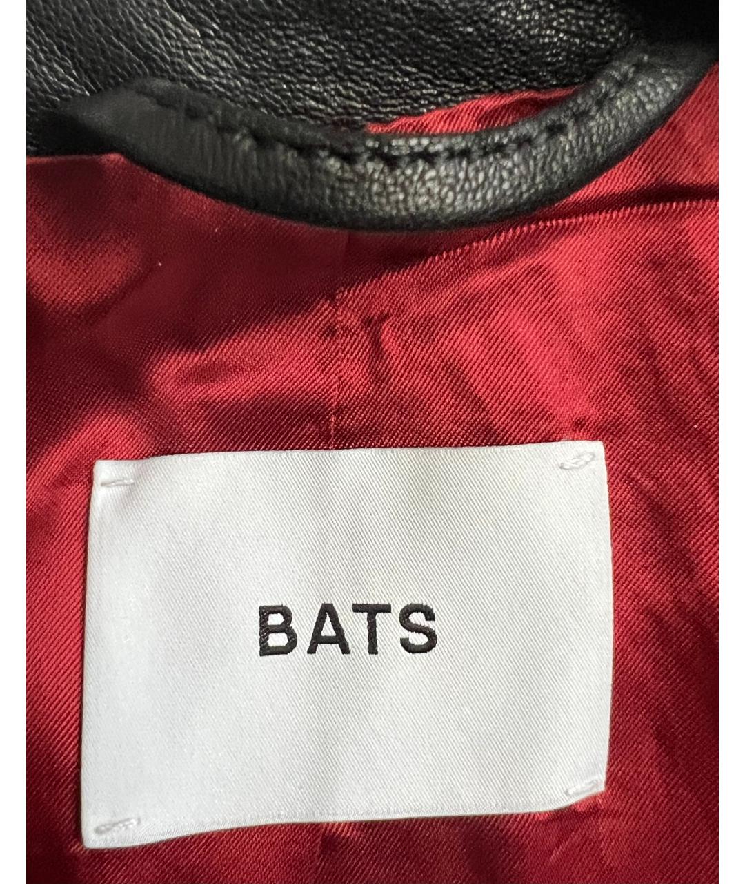 BATS Черная кожаная куртка, фото 8