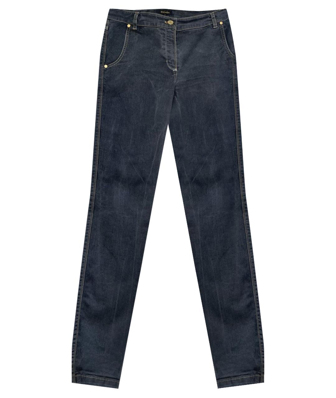 ESCADA Серые хлопко-эластановые джинсы слим, фото 1