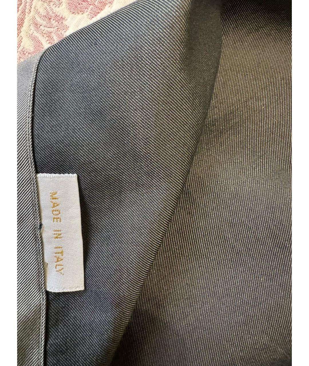 BRIONI Серая хлопко-шелковая классическая рубашка, фото 7