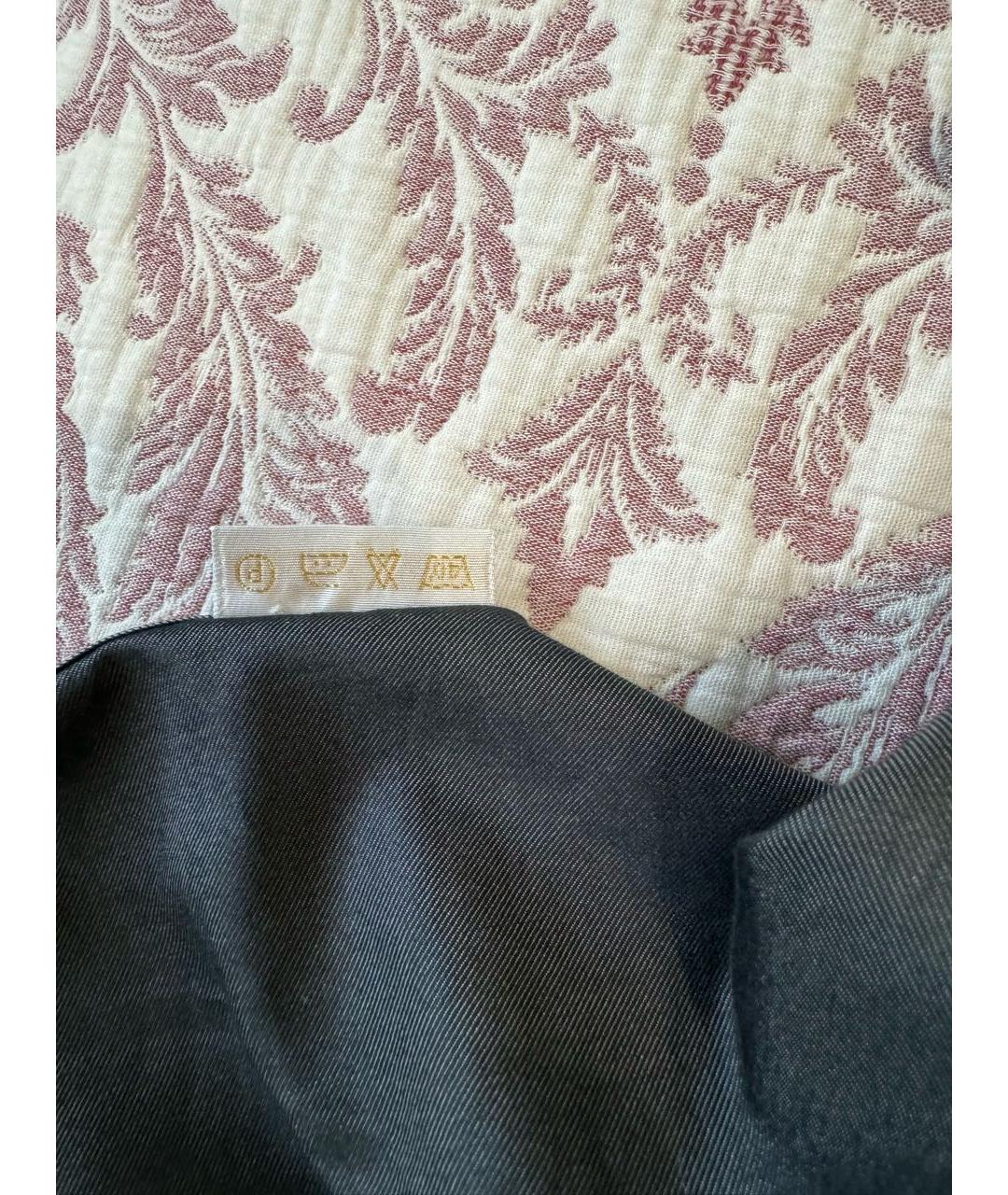 BRIONI Серая хлопко-шелковая классическая рубашка, фото 5