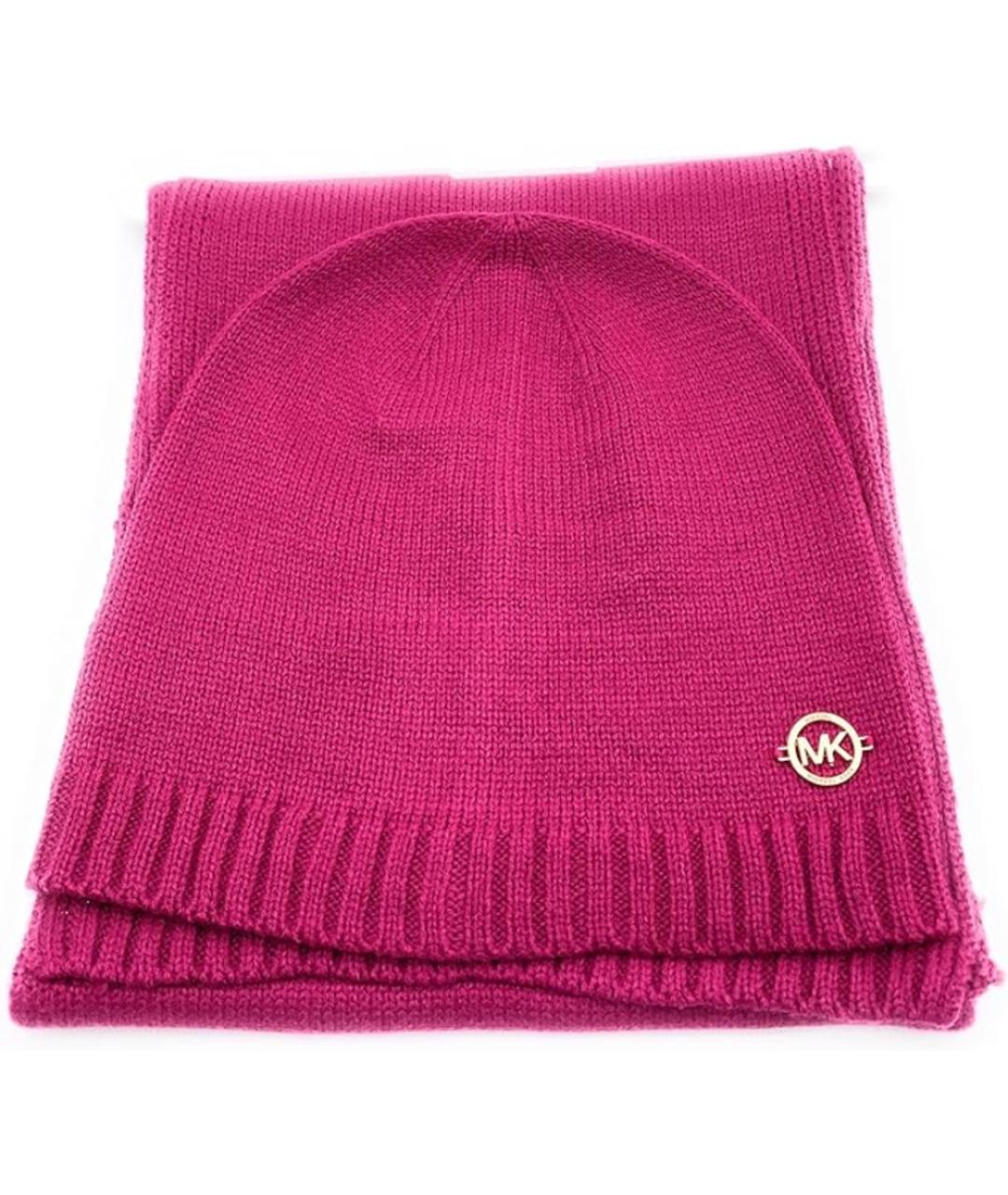 MICHAEL KORS Розовая шапка, фото 3