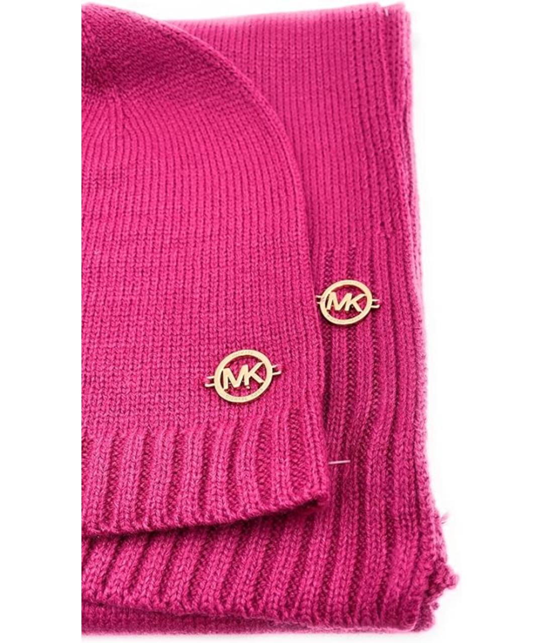 MICHAEL KORS Розовая шапка, фото 5