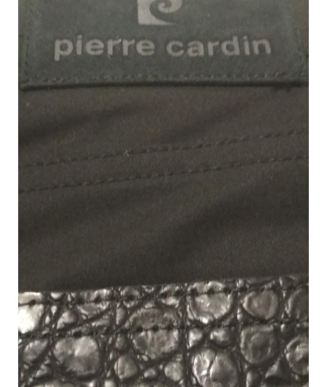 PIERRE CARDIN VINTAGE Черные хлопко-эластановые джинсы, фото 5
