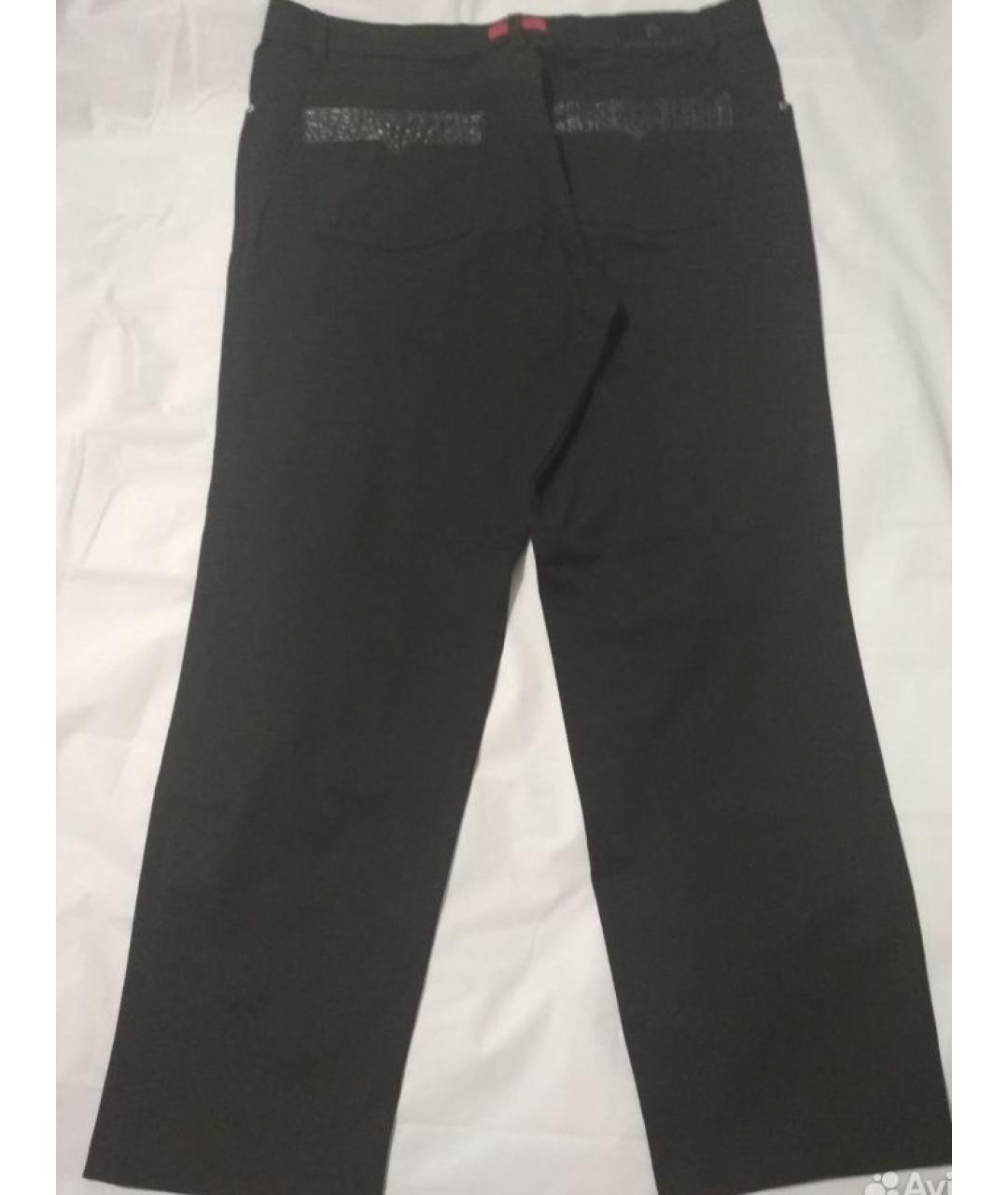 PIERRE CARDIN VINTAGE Черные хлопко-эластановые джинсы, фото 8