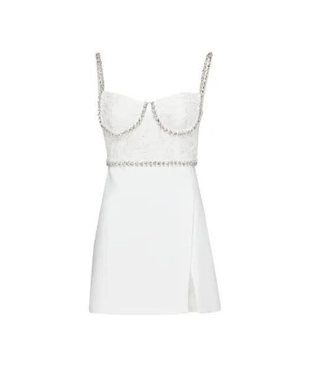 SELF-PORTRAIT Белое полиэстеровое коктейльное платье, фото 1