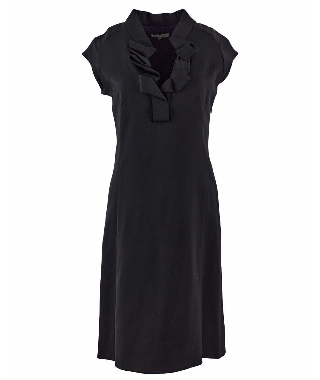CELINE Черное шерстяное вечернее платье, фото 1