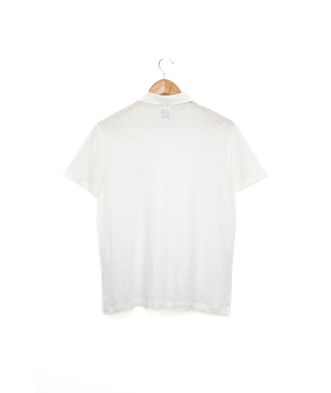 FEDELI Белая льняная футболка, фото 2