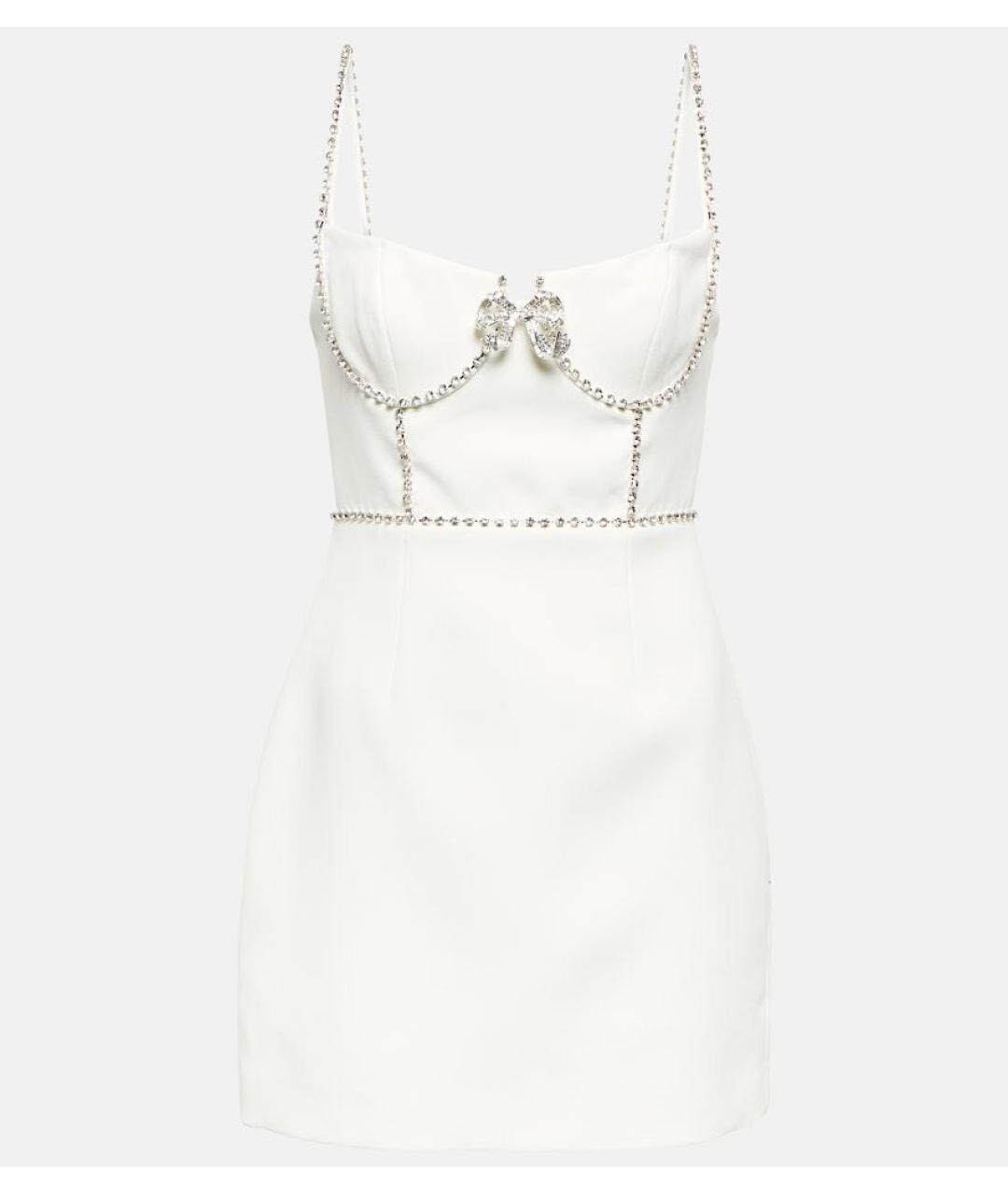 SELF-PORTRAIT Белое полиэстеровое свадебное платье, фото 8