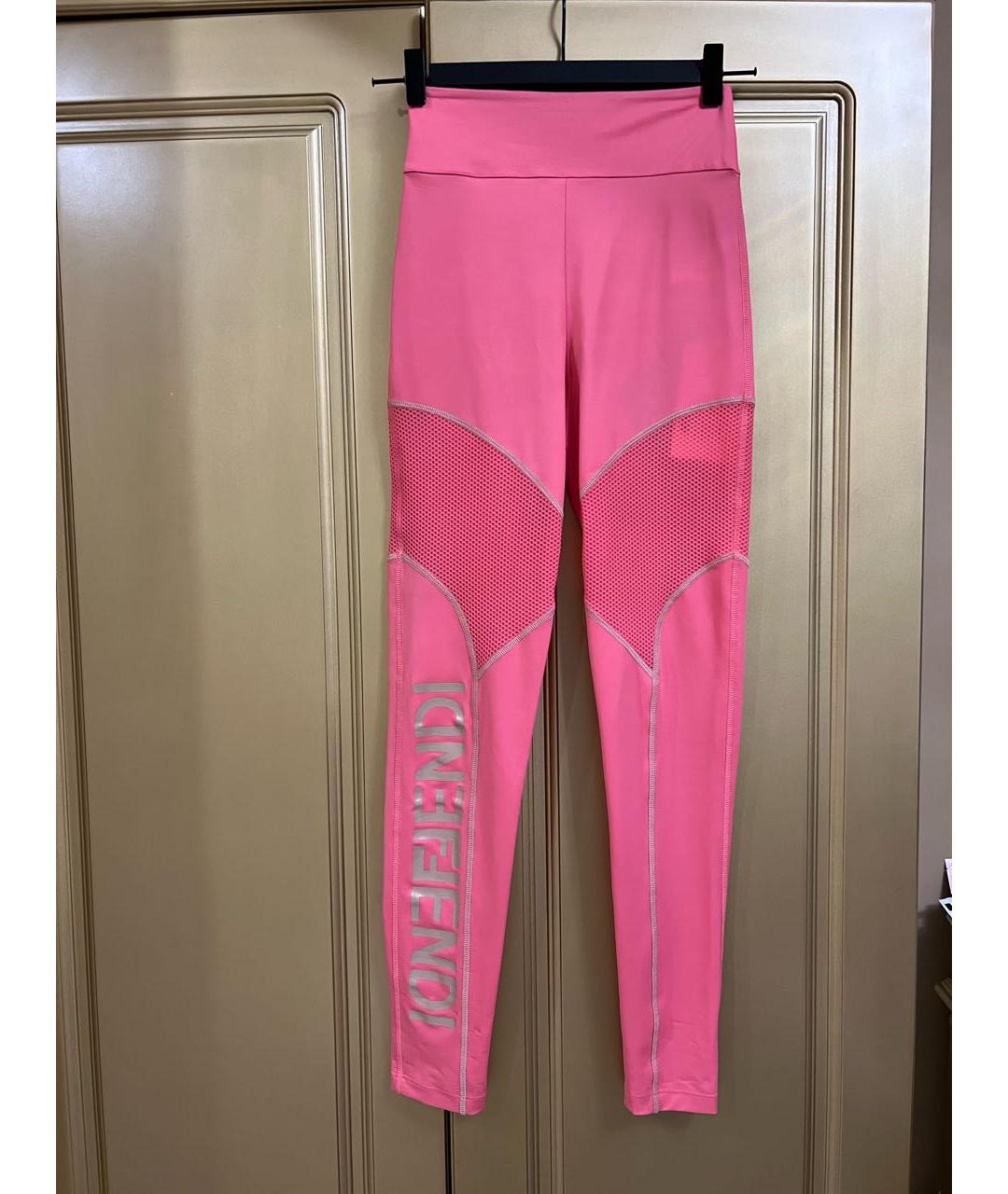 FENDI Розовый полиамидовый спортивные костюмы, фото 5