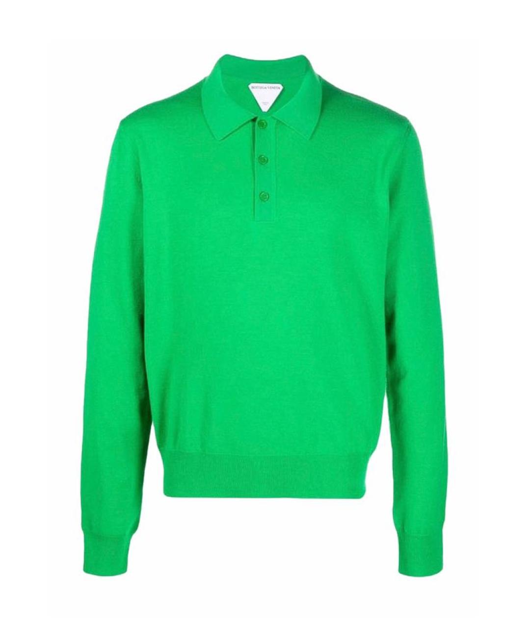 BOTTEGA VENETA Зеленый джемпер / свитер, фото 1