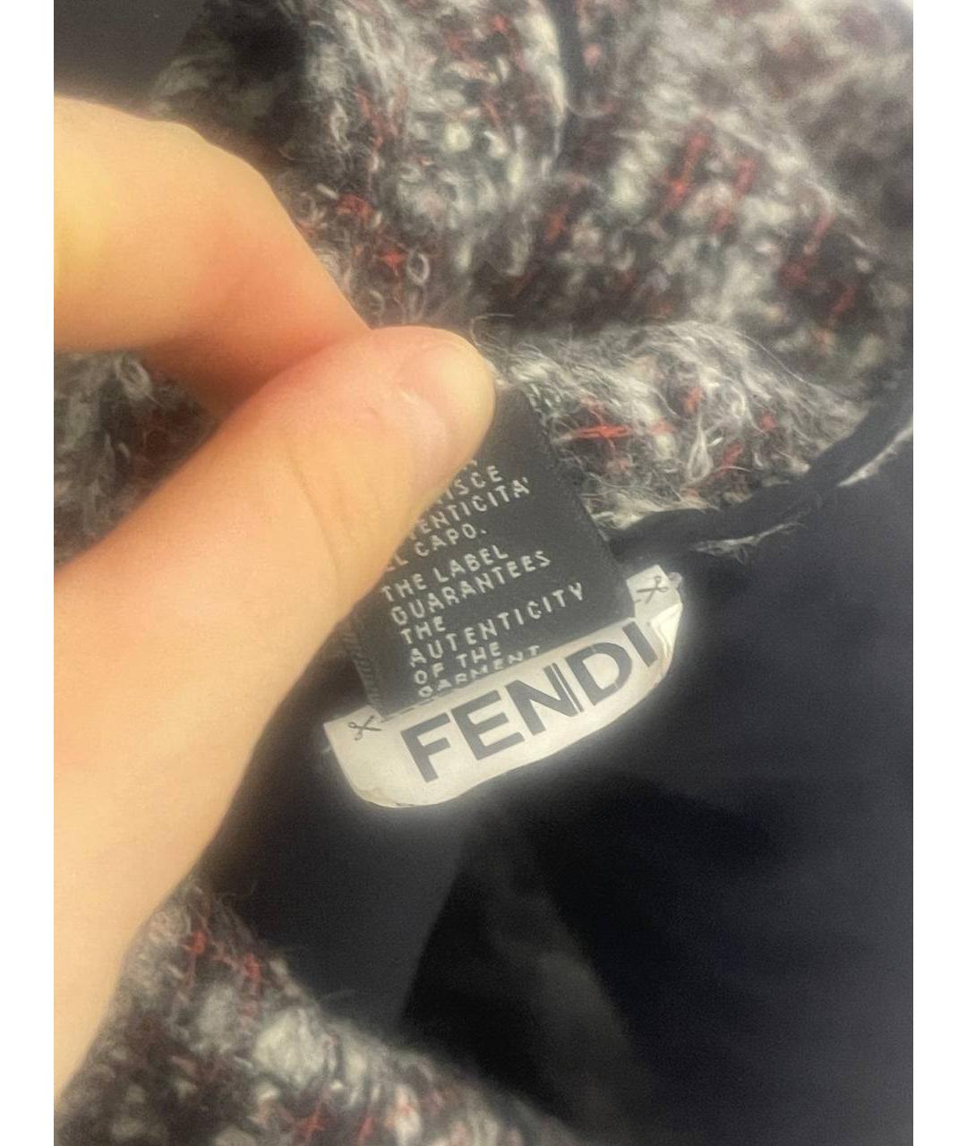 FENDI Мульти пальто, фото 6