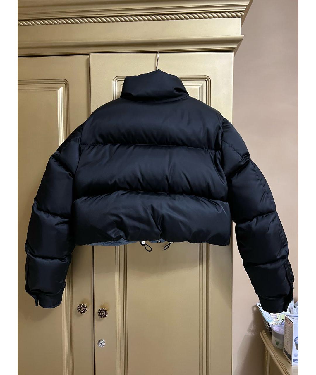 PRADA Черная полиамидовая куртка, фото 2