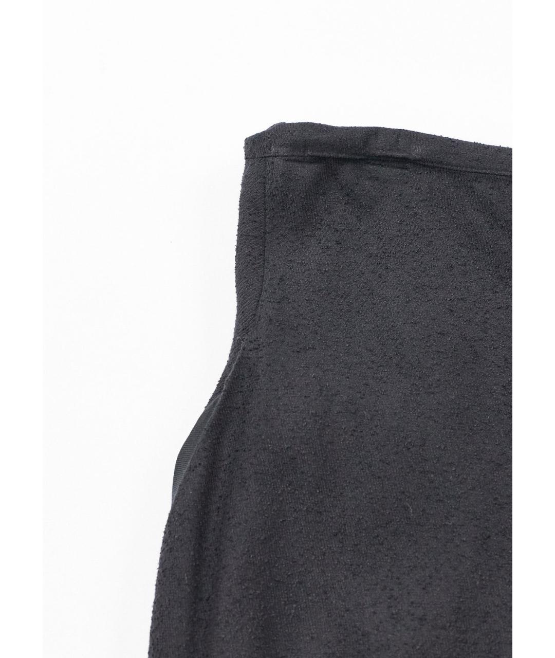 HAIDER ACKERMANN Черная вискозная юбка макси, фото 4