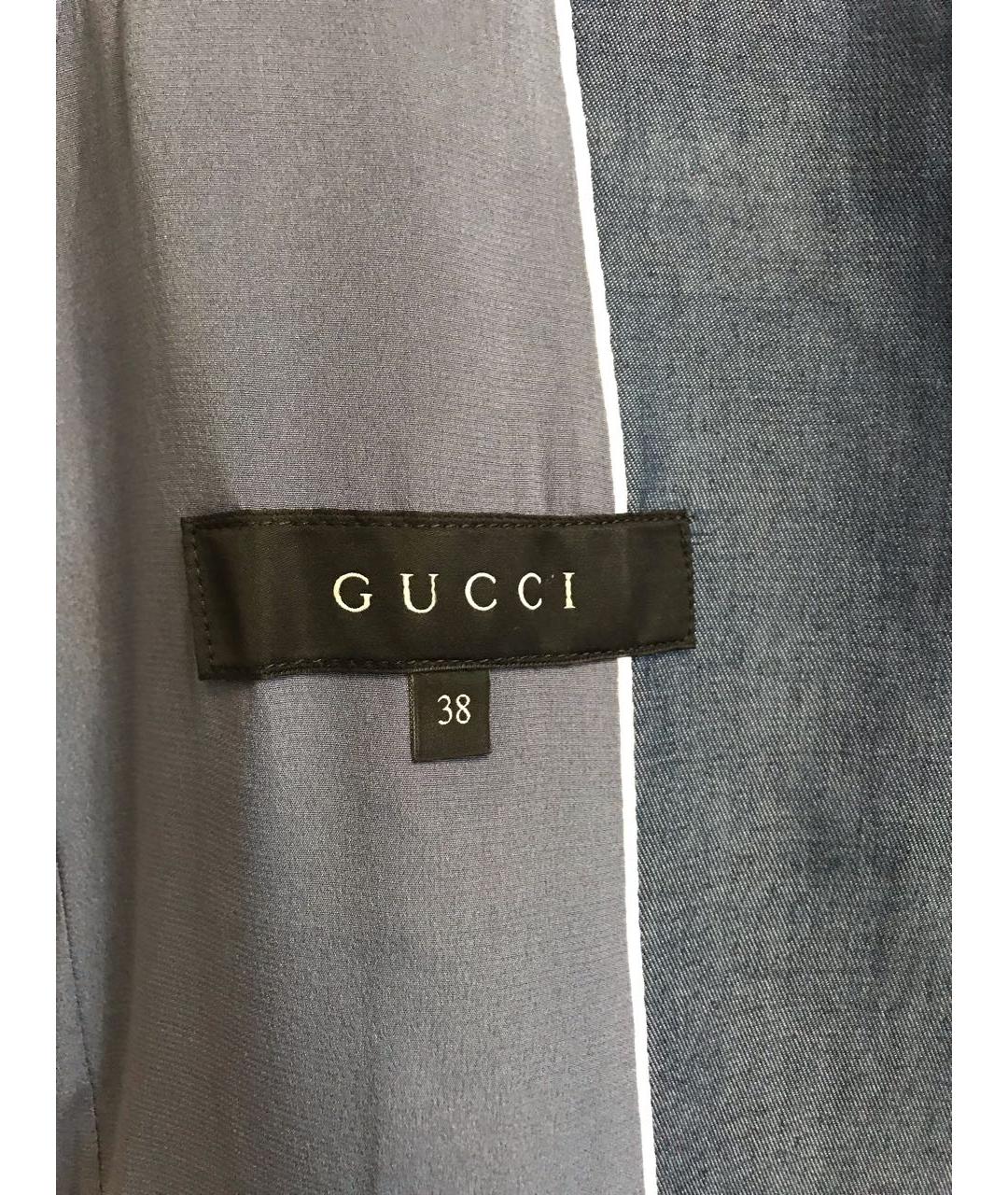 GUCCI Синий костюм с брюками, фото 7