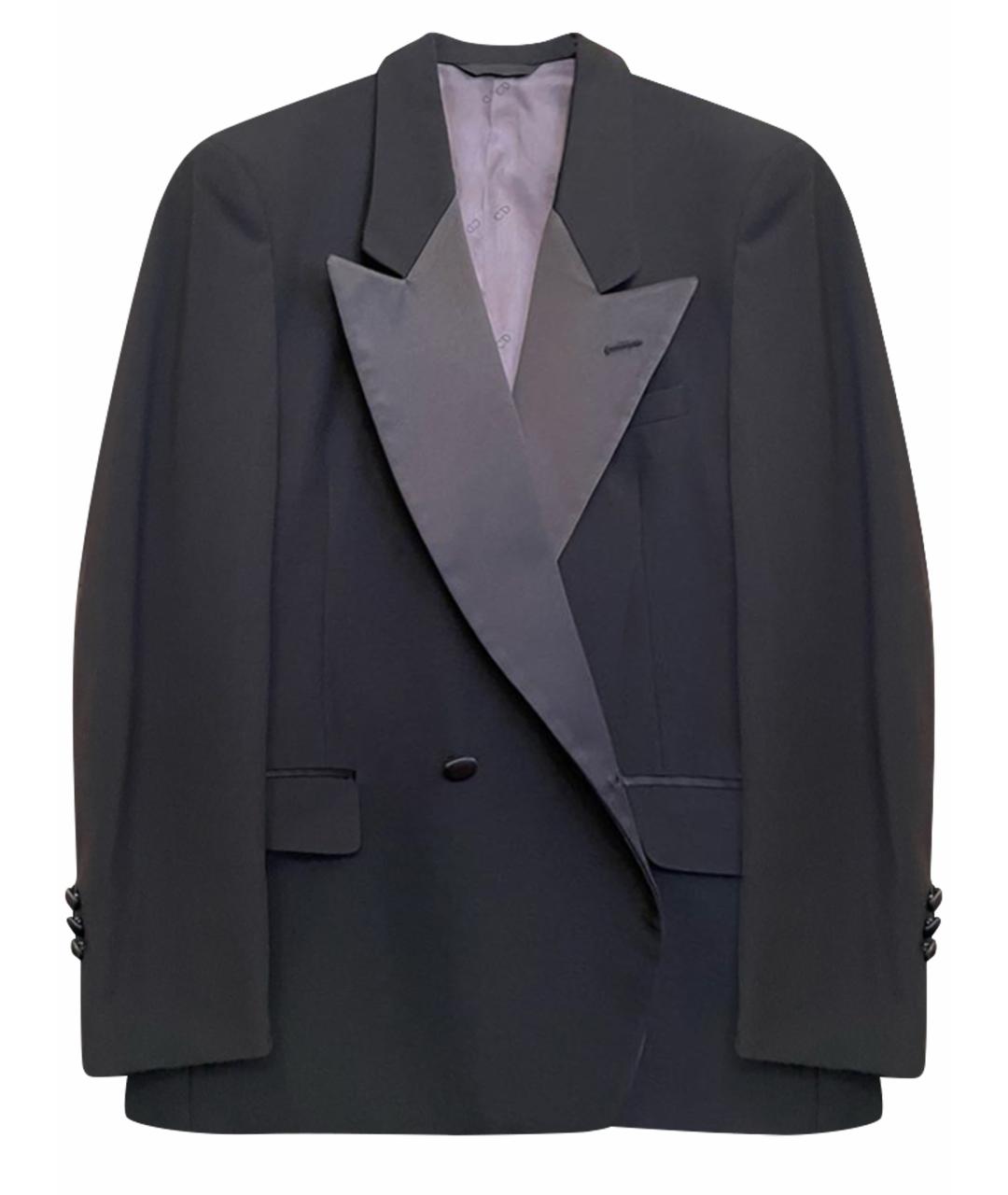 CHRISTIAN DIOR PRE-OWNED Черный шерстяной жакет/пиджак, фото 1