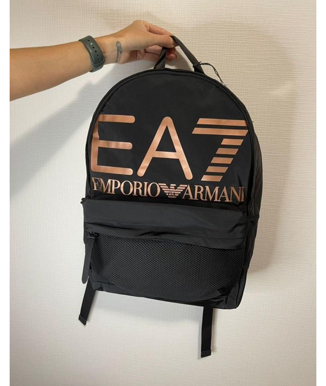 EA7 Черный рюкзак, фото 6