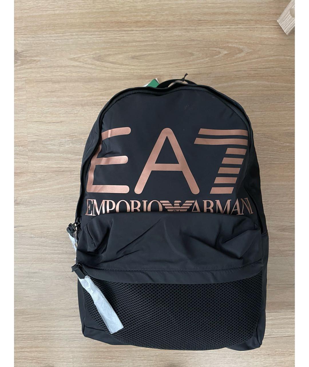 EA7 Черный рюкзак, фото 5