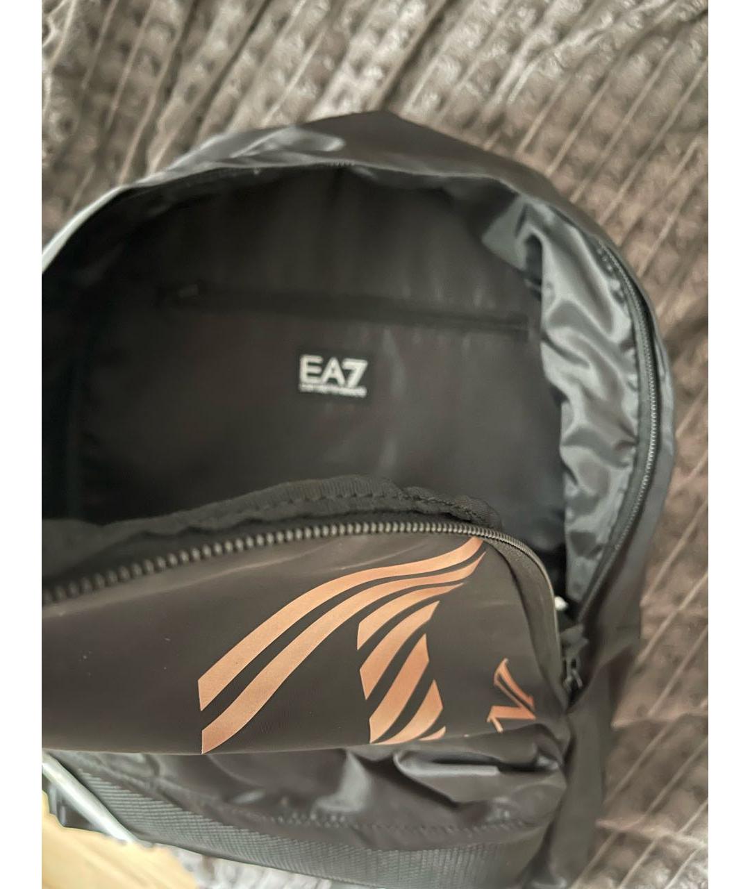 EA7 Черный рюкзак, фото 3
