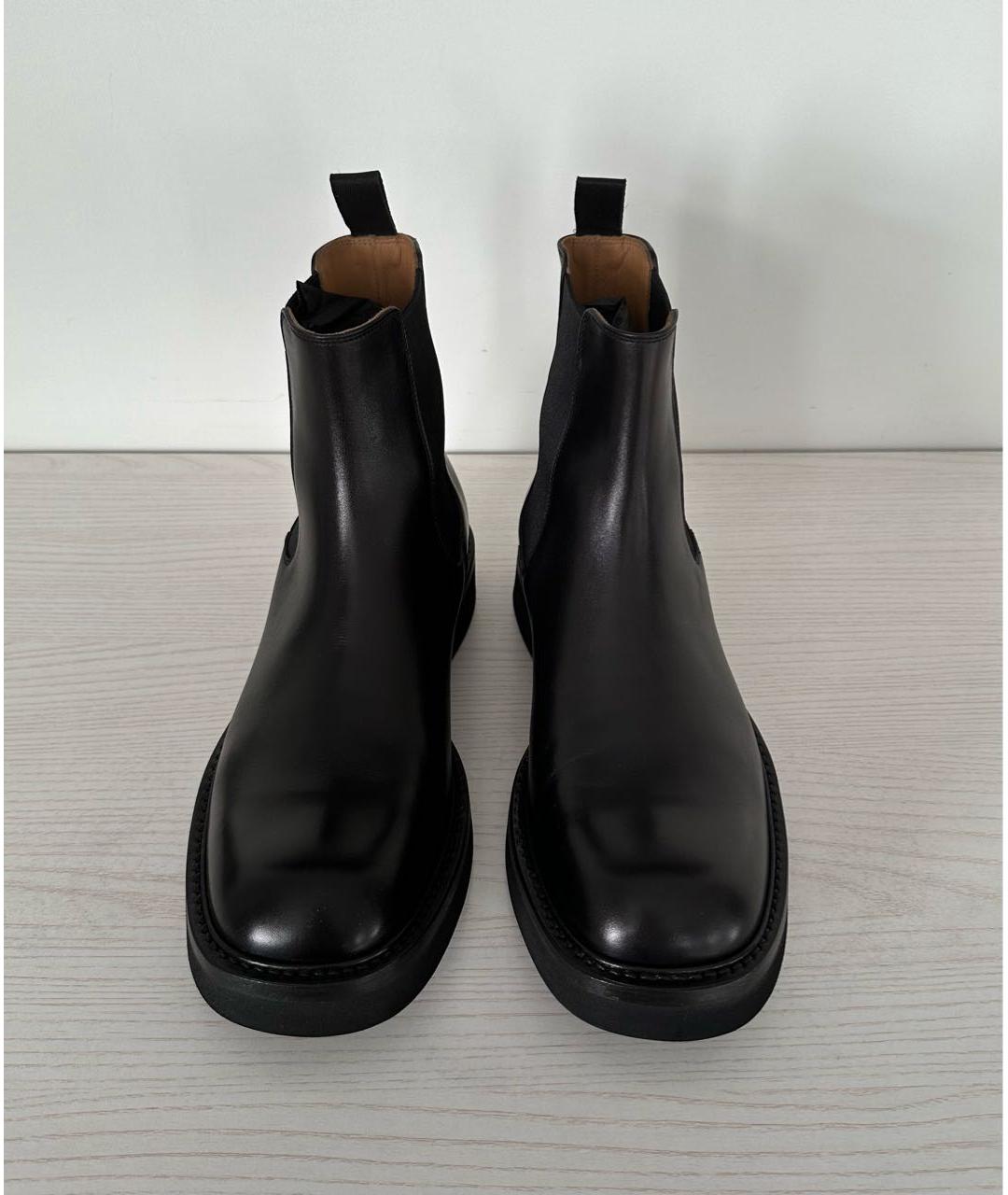 GIBBS Черные кожаные низкие ботинки, фото 7