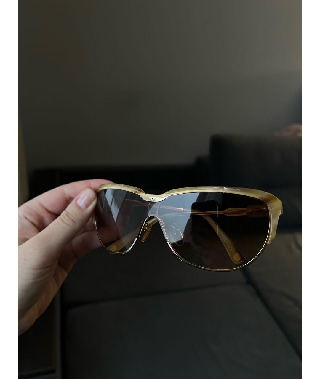 CELINE PRE-OWNED Оранжевое солнцезащитные очки, фото 2