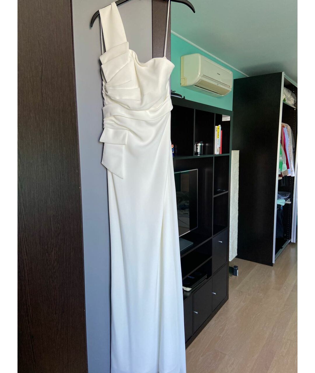 GIORGIO ARMANI Белое полиэстеровое свадебное платье, фото 7