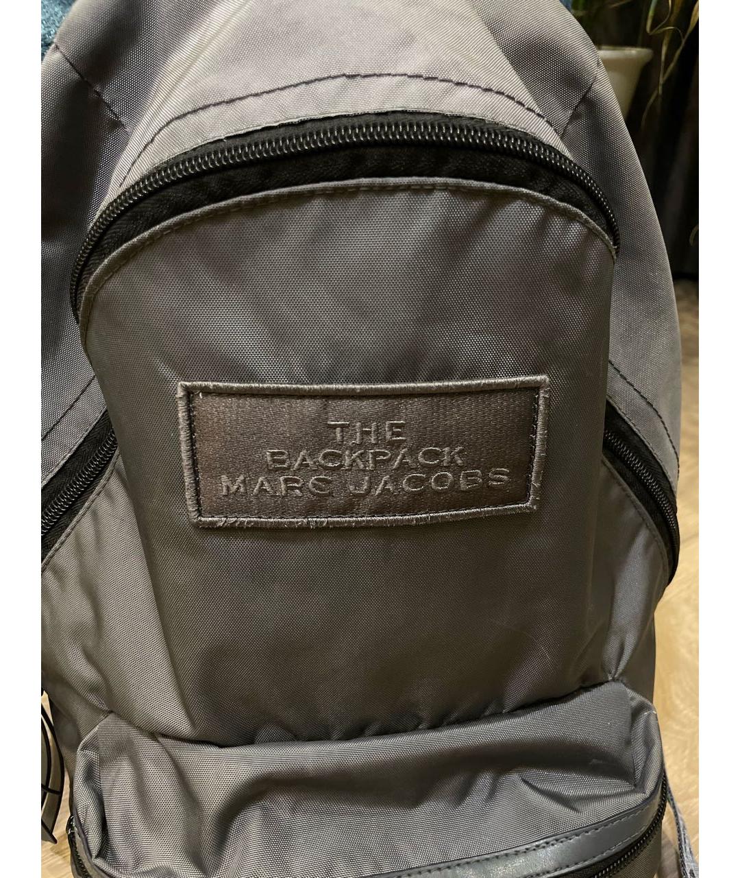 MARC JACOBS Серый тканевый рюкзак, фото 3