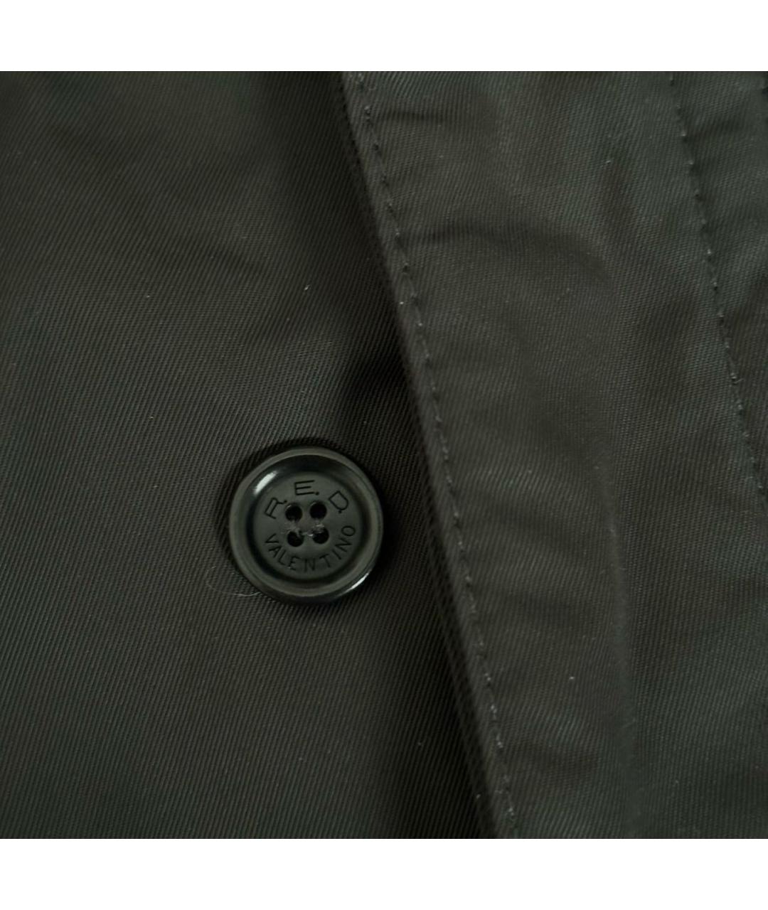 VALENTINO Темно-синяя полиэстеровая куртка, фото 4