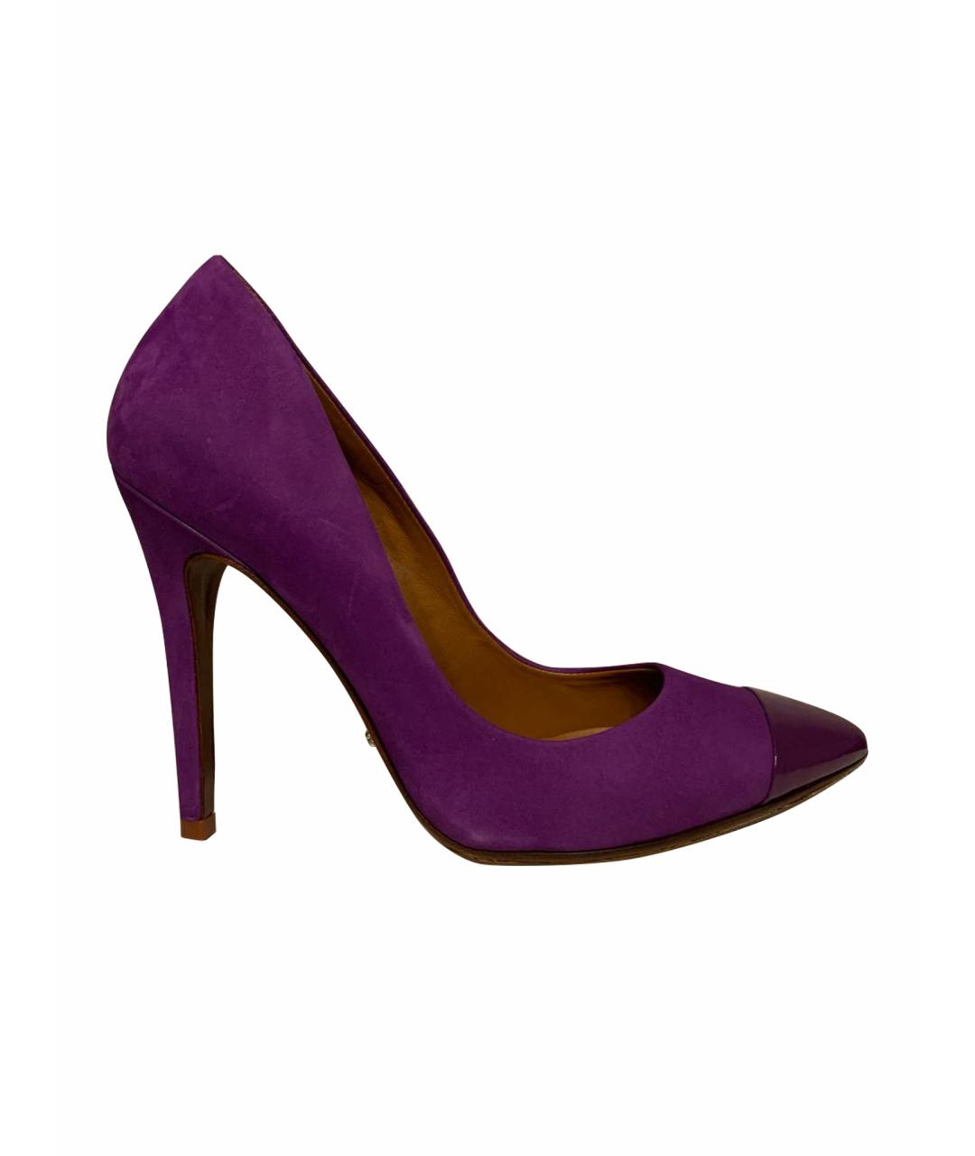 SCHUTZ Фиолетовые нубуковые туфли, фото 1