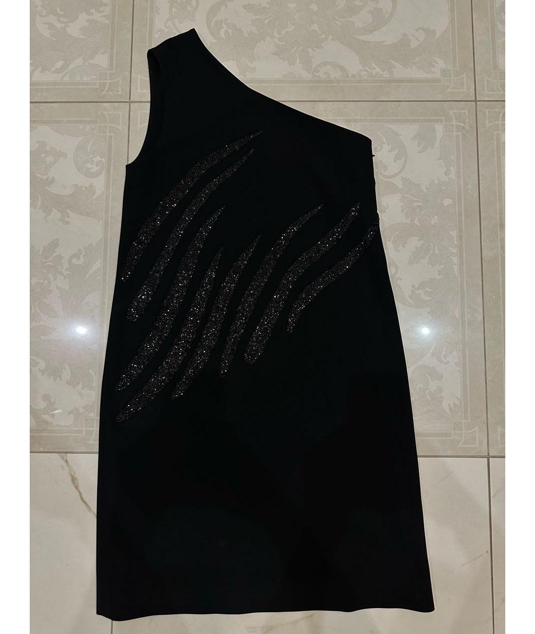VICTORIA BECKHAM Черное полиэстеровое вечернее платье, фото 7