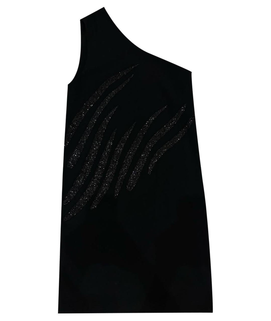 VICTORIA BECKHAM Черное полиэстеровое вечернее платье, фото 1