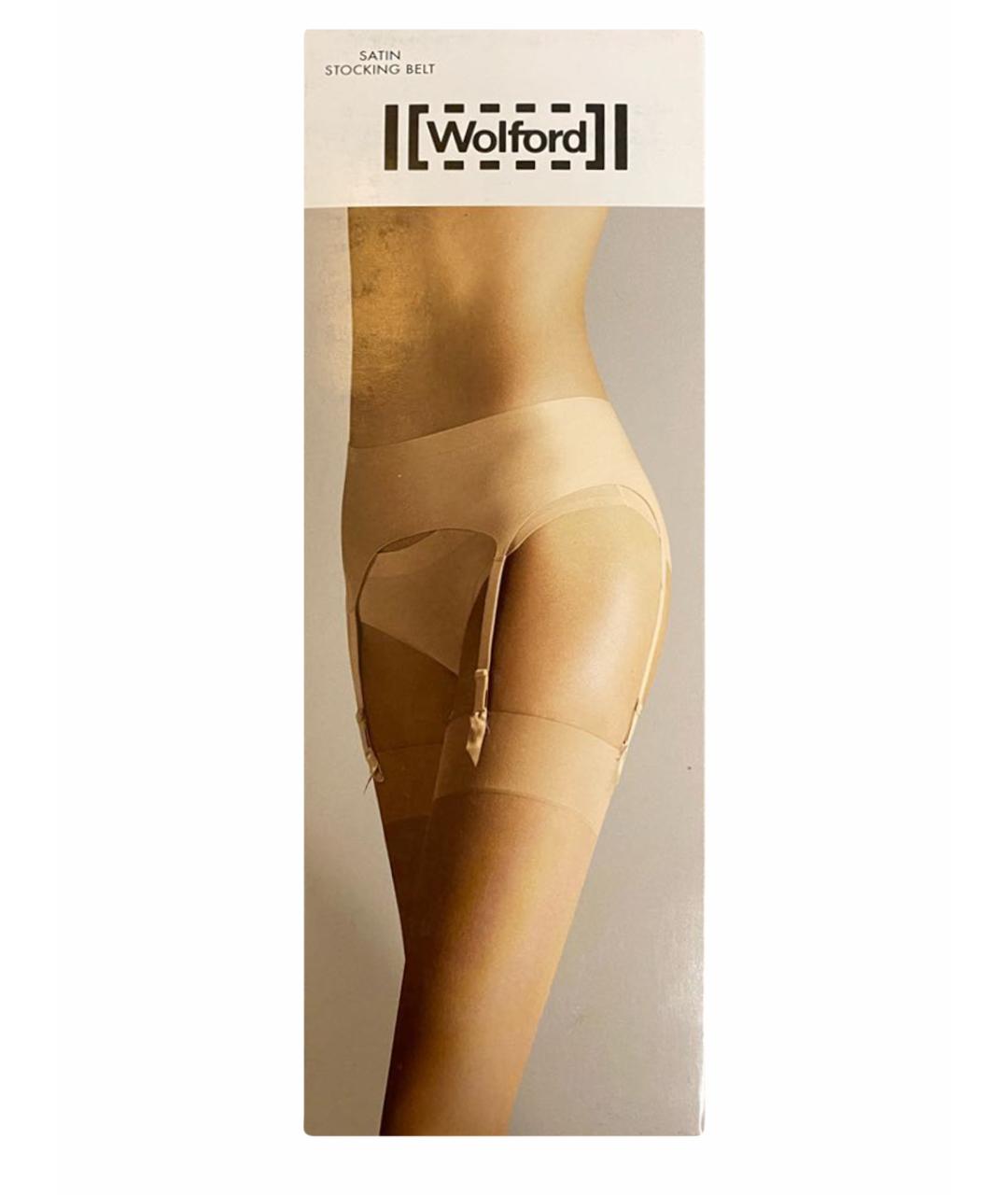 WOLFORD Бежевые носки, чулки и колготы, фото 1