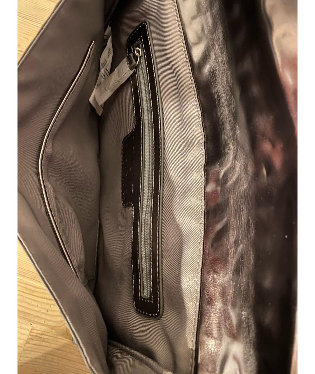 LIU JO Серебряная сумка через плечо из искусственной кожи, фото 7