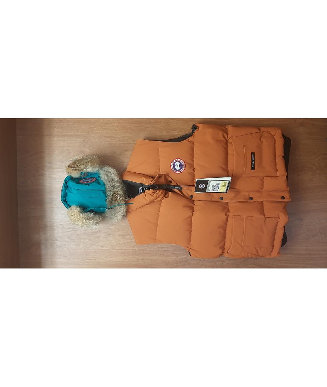 CANADA GOOSE Оранжевый жилет, фото 9