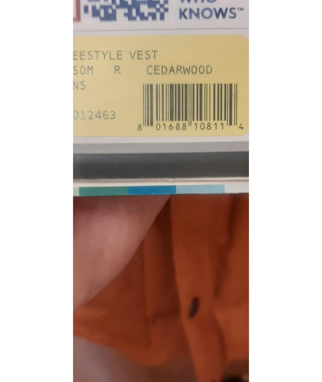 CANADA GOOSE Оранжевый жилет, фото 8